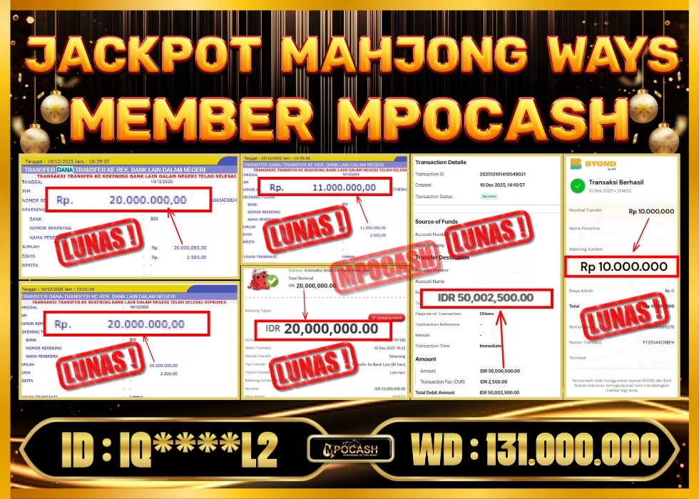 MPOCASH JACKPOT MAHJONG WAYS